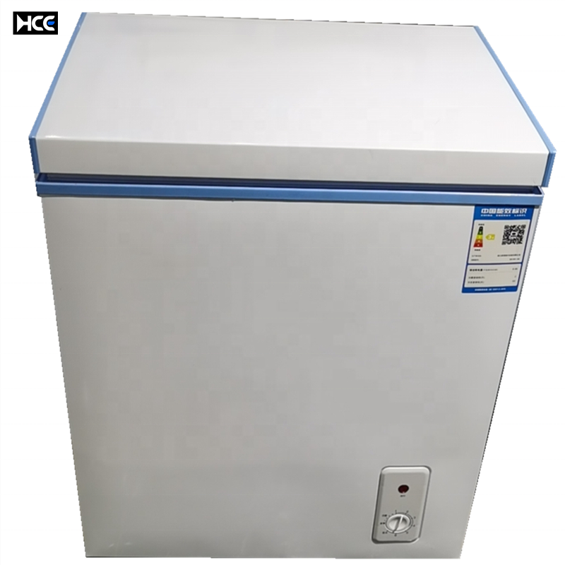 109L mini commercial display deep freezer chest commercial small ice cream chest freezer manufacturers