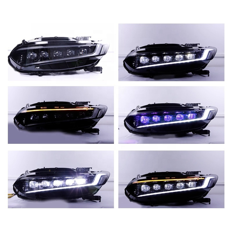 DRL Lamp Car Head Light LED Headlight for 10th Honda Accord 2018 2019 2020