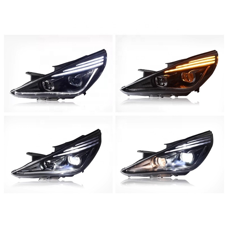 DRL Lamp Car Head Light LED Headlight for Hyundai Sonata 8 2011 2012 2013 2014 2015