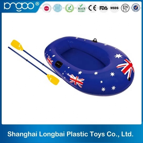 Round Pvc Air Mattress Kids Inflatable Floater Boat