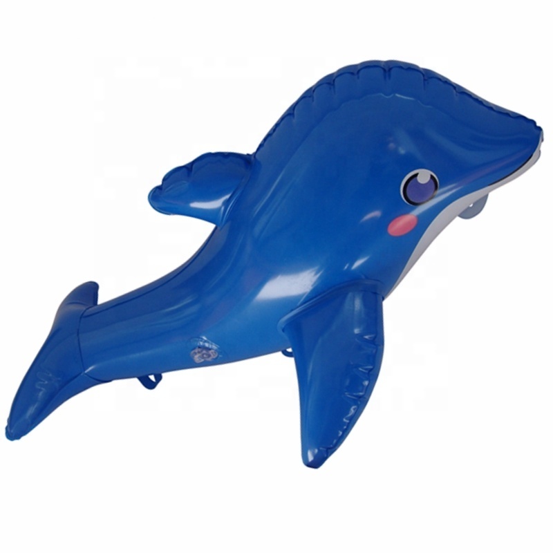 New Design Pvc Inflatable Floating Pool Dolphin Toys for Carnivals