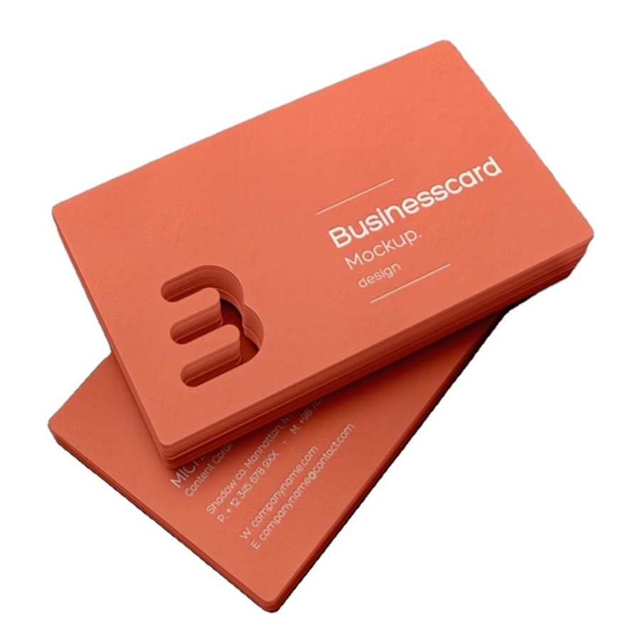 Custom design paper business card with printing hot stamping embossed logo business card luxury