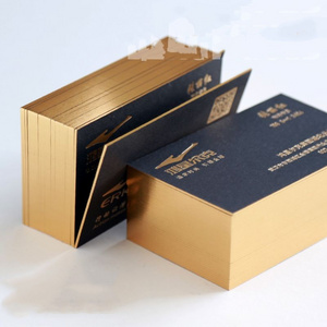 small business Colored Edge Letterpress cotton paper custom printing business cards Luxury