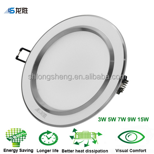 CE Rohs led recessed ceiling light downlight bulb 3w 5w 7w 9w 15w 3000K 4000K 5700K