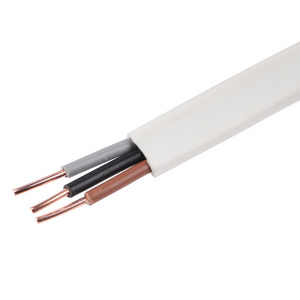 3x2.5mm2 power cable 2.5mm 3 core PVC insulated and sheathed copper flat electrical cable