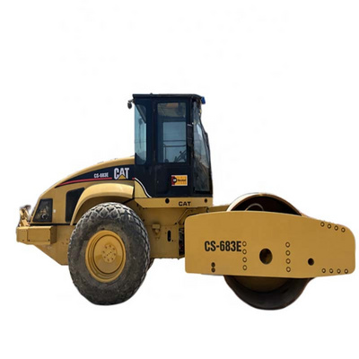 used road roller cat CS683E used CAT compactor CS683 ROAD ROLLER for sale