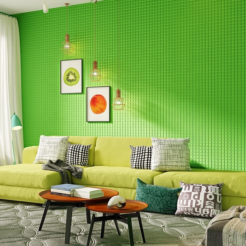 Mould-Proof Function wallpaper for home decoration 3d pe xpe wall panel wallpaper