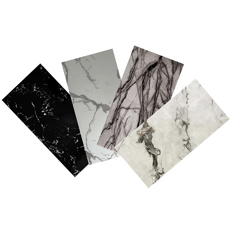 Self Adhesive Stickers marble grain PVC PET SXP foam waterproof Wallpaper Wall Paper For Home PE Luxury Vinyl foam sticker panel