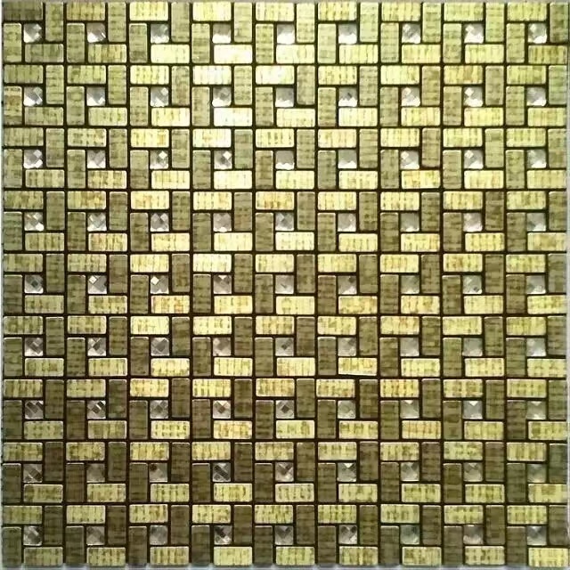 Peel and stick glass mosaic wall tiles