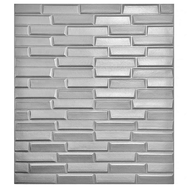 3d foam wallpaper soft Heat retaining adhesive wall sticker panel 3d 70*77cm FOAMING SHEET WATERPROOF STICKER TILES