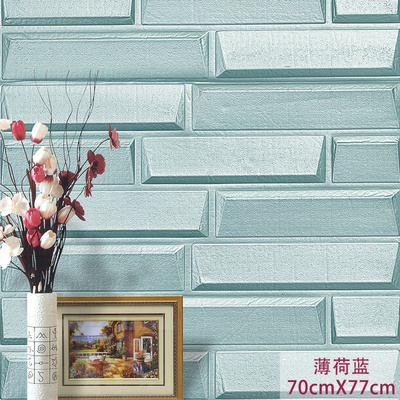 3d wall panels/Newly foaming 3d ceiling wallpaper/3D brick interior wall panels wall paper