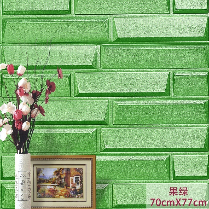 3d wall panels/Newly foaming 3d ceiling wallpaper/3D brick interior wall panels wall paper