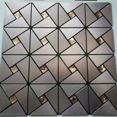 Mix Glass Mosaic Tile self adhesive metal glass mosaic For Kitchen, Swimming Pool, Bathroom, Living Room