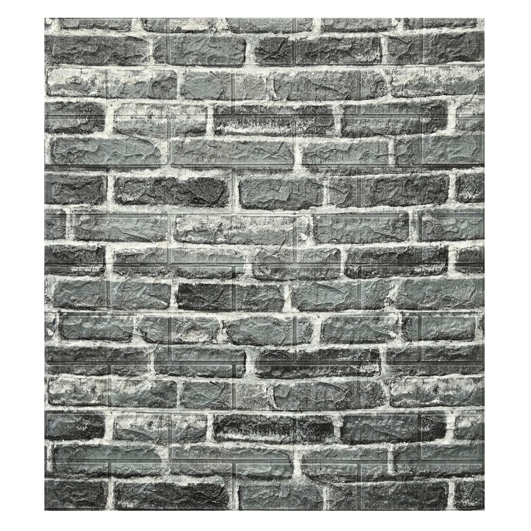 PE Foam sheet soft touch Heat retaining 3d brick wallpaper wall panel wallpaper 70*77cm brick sticker tiles