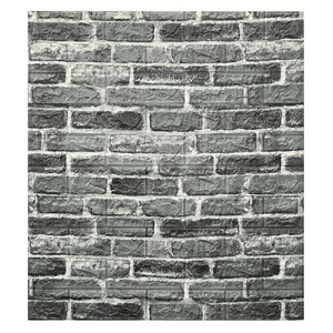 PE Foam sheet soft touch Heat retaining 3d brick wallpaper wall panel wallpaper 70*77cm brick sticker tiles