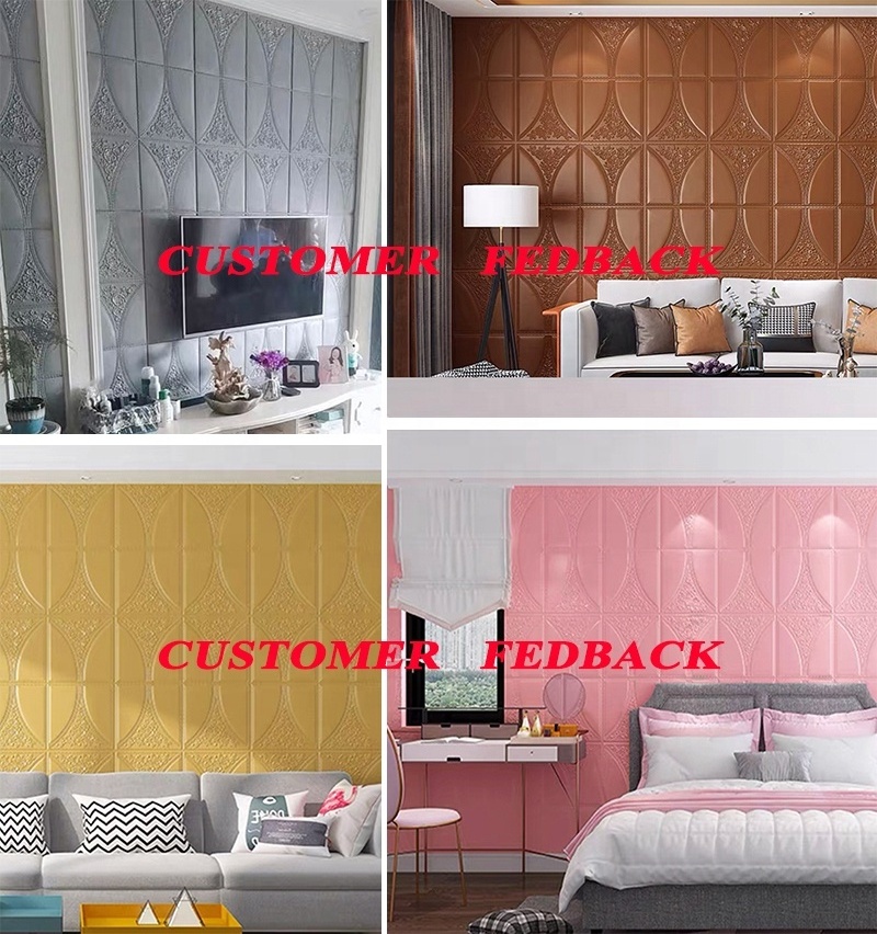 3d foam wallpaper Modern Style Kids Living Room Heat retaining Peel Stick Self Adhesive XPE Foam 3D Brick Wallpaper