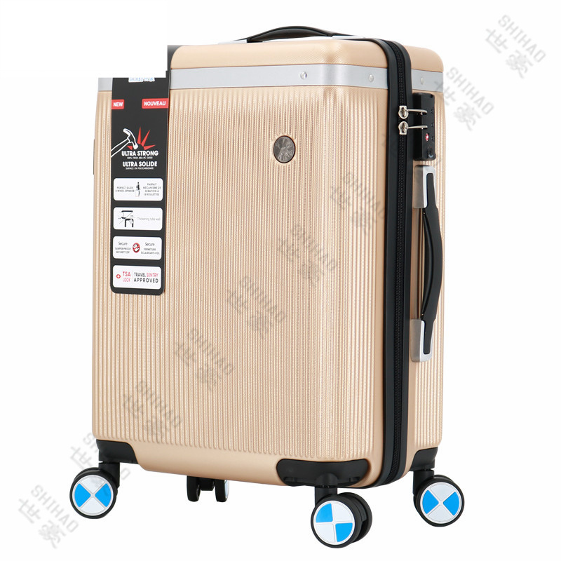 The new fashion detachable wheels travelling carry on bags supplier luggage suitcase leather trolley bags