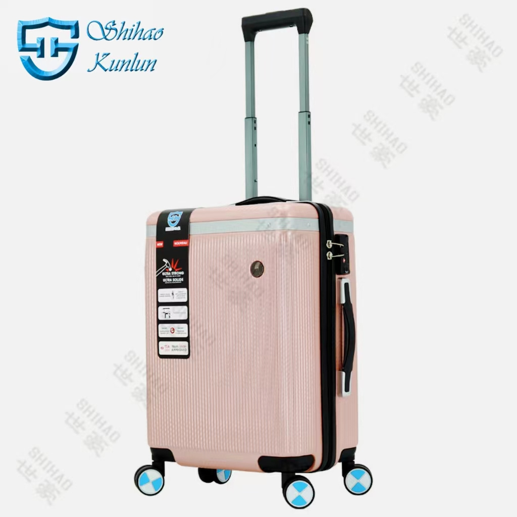 The new fashion detachable wheels travelling carry on bags supplier luggage suitcase leather trolley bags