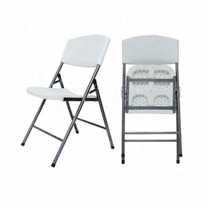 Wholesale White Banquet Outdoor Furniture Camping Plastic Folding Chair