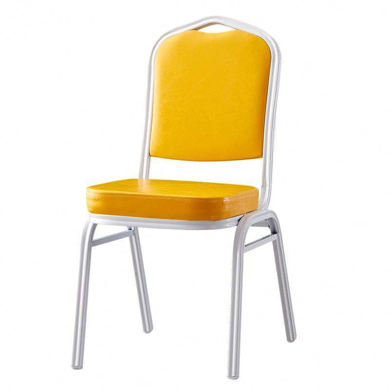 Free sample cheap stackable hotel wedding used aluminum gold banquet chairs for sale