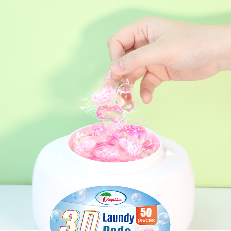 Olympik Supply 3 in 1 Laundry Pods Custom Package Cleaning laundry Detergent Fragrance Booster Beads  Bitter Pod Child Safe