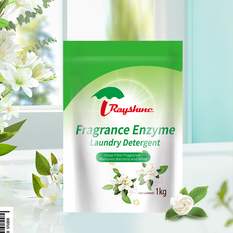 Rayshine Brand   antibacterial and antimite laundry liquid detergent used plant  Fragrant Scent  1 KG/bag