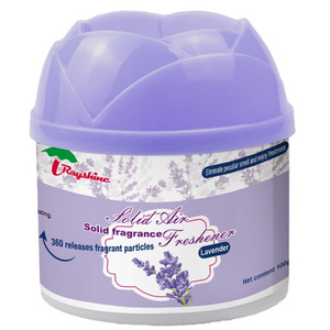 Rayshine custom Freshen home car long lasting Lavender Fragrance Scent solid gel for air freshener  100 G