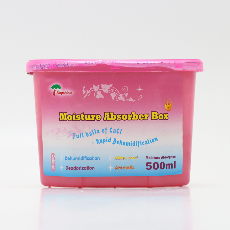 Household Cheap Calcium Chloride Chemical Desiccant Moisture Absorber Dehumidifier Dry Box500ml