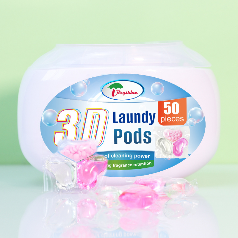 Olympik Supply 3 in 1 Laundry Pods Custom Package Cleaning laundry Detergent Fragrance Booster Beads  Bitter Pod Child Safe