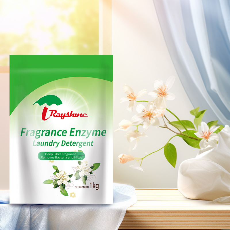 Rayshine Brand   antibacterial and antimite laundry liquid detergent used plant  Fragrant Scent  1 KG/bag