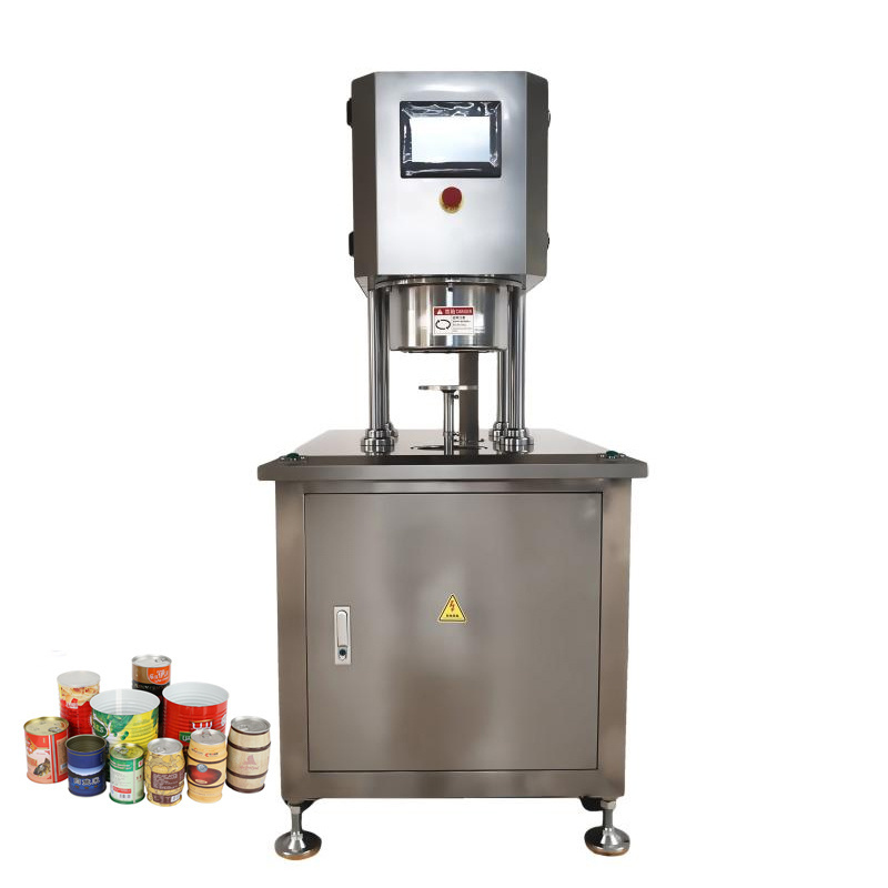 LWT Beef Meat Canning Machinery Herring Mackerel Sardine Tuna Fish Canned machine Tin Can Sealing Machine