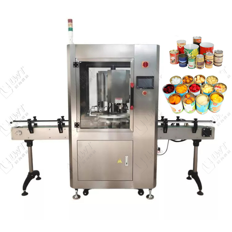 LWT Beef Meat Canning Machinery Herring Mackerel Sardine Tuna Fish Canned machine Tin Can Sealing Machine