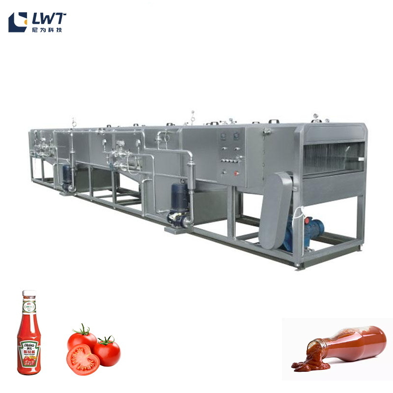 LWT Automatic iron cans glass jar tinned tomatoes canned food canning production line