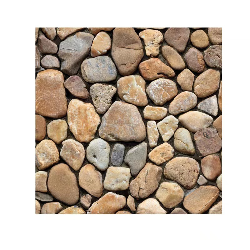 River Stone Wall Sticker 3d Cobble Waterproof Bathroom Kitchen Floor Decor Stickers   Home Decoration