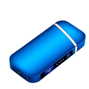 USB Recharged Lighter Parts electric lighter led USB display lighters