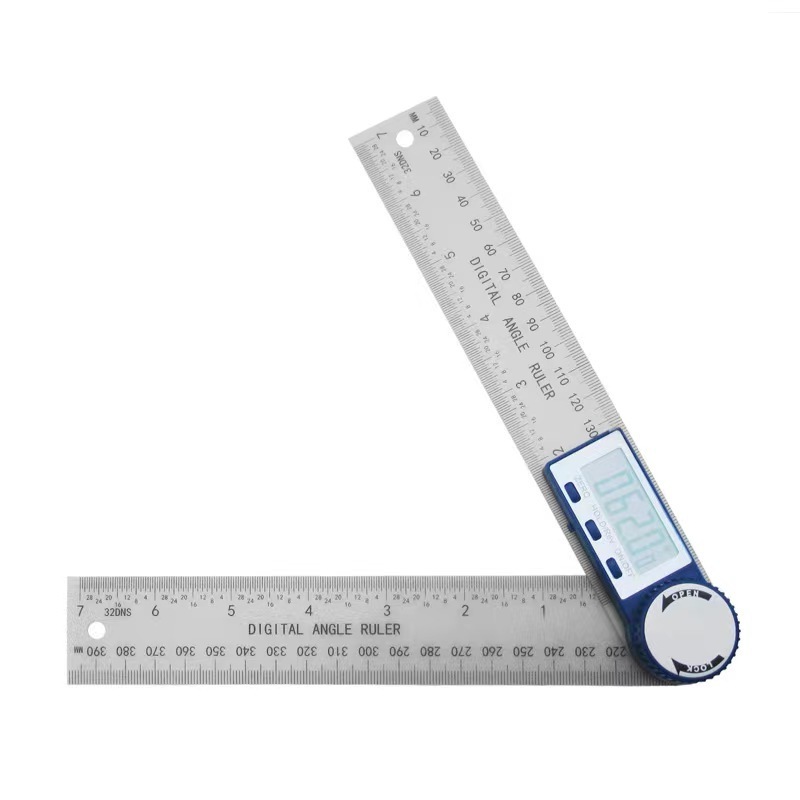 200 mm High Quality 2 in 1 Stainless Digital Protractor Angel Ruler For Measurement And Transfer Of Angles