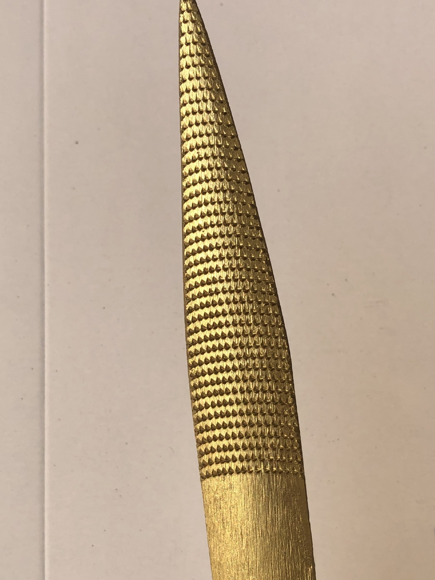 Wood Rasp File Hand Tool Flat Pointed Half Round Rasp File Rasp With Golden Color For Woodworking