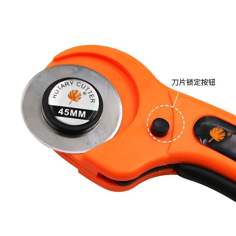 Rotary Cutter 45mm Card Paper Sewing Quilting Roller Fabric Cutting Tailor Scissors Tool Dress Clothes Making Diy Tool