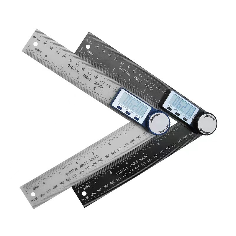 200 mm High Quality 2 in 1 Stainless Digital Protractor Angel Ruler For Measurement And Transfer Of Angles