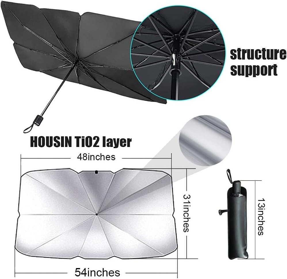 Sedan SUV Car Windshield Sun Shade,Foldable Automotive Windshield Shade,Sunshades Car Umbrella for Windshield