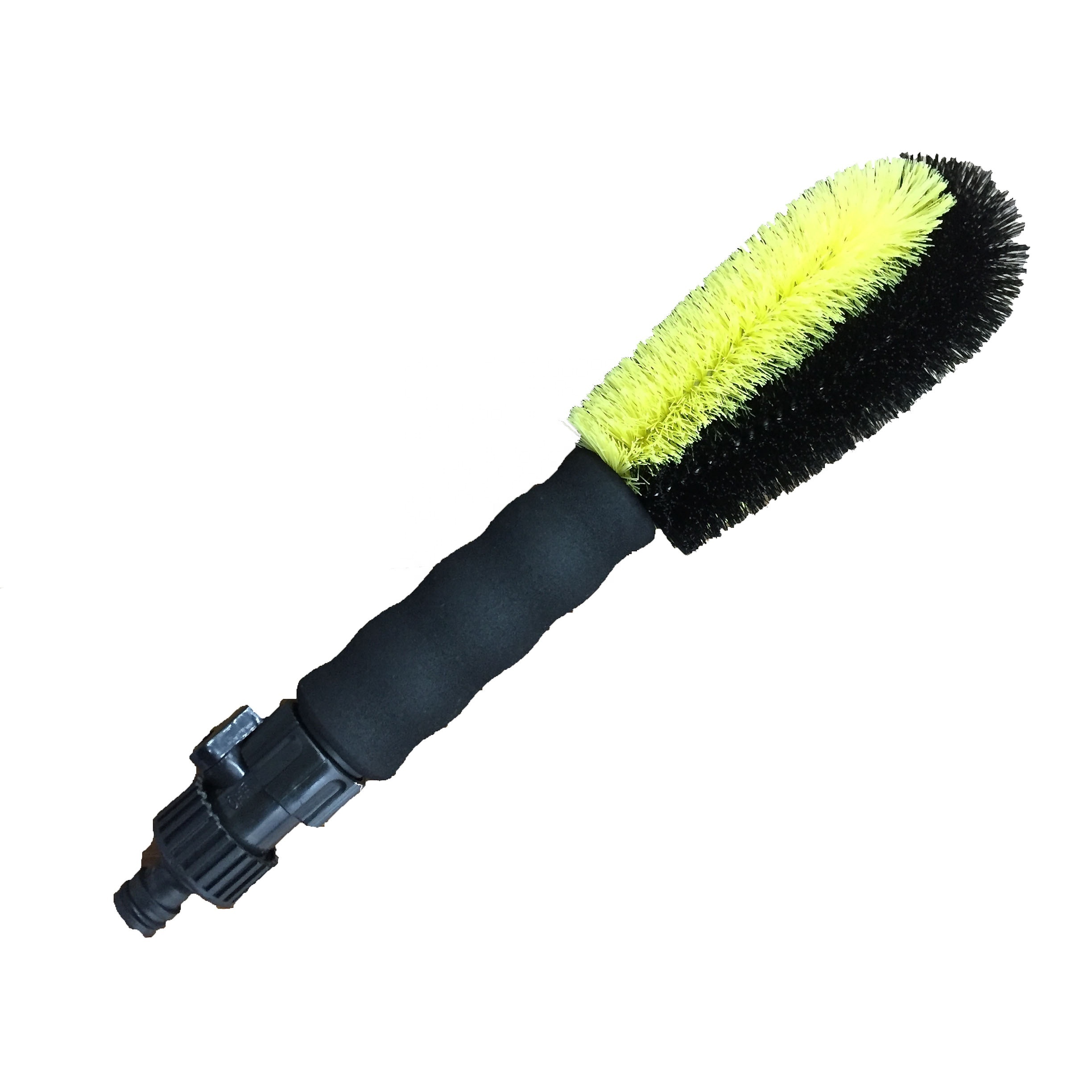 M4 Water flow car wheel rim washing brush