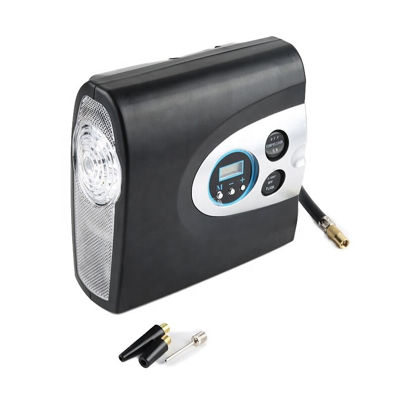 M4 Digital car air compressor /Digital tire inflator with LED light