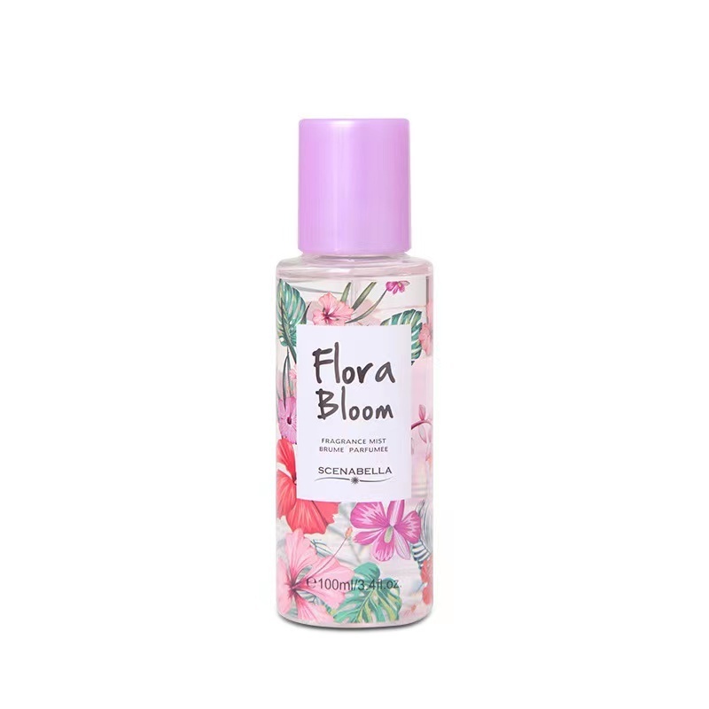 OEM 100ml Flower Scent Deodorant Fine Fragrance Mist Body Spray Women Perfume