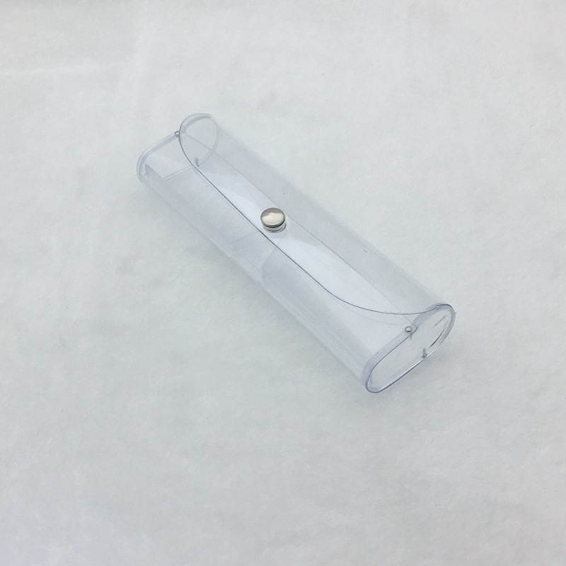 2024 PVC Transparent Case High Quality Plastic Clear Eyewear Case Reading Glasses Case