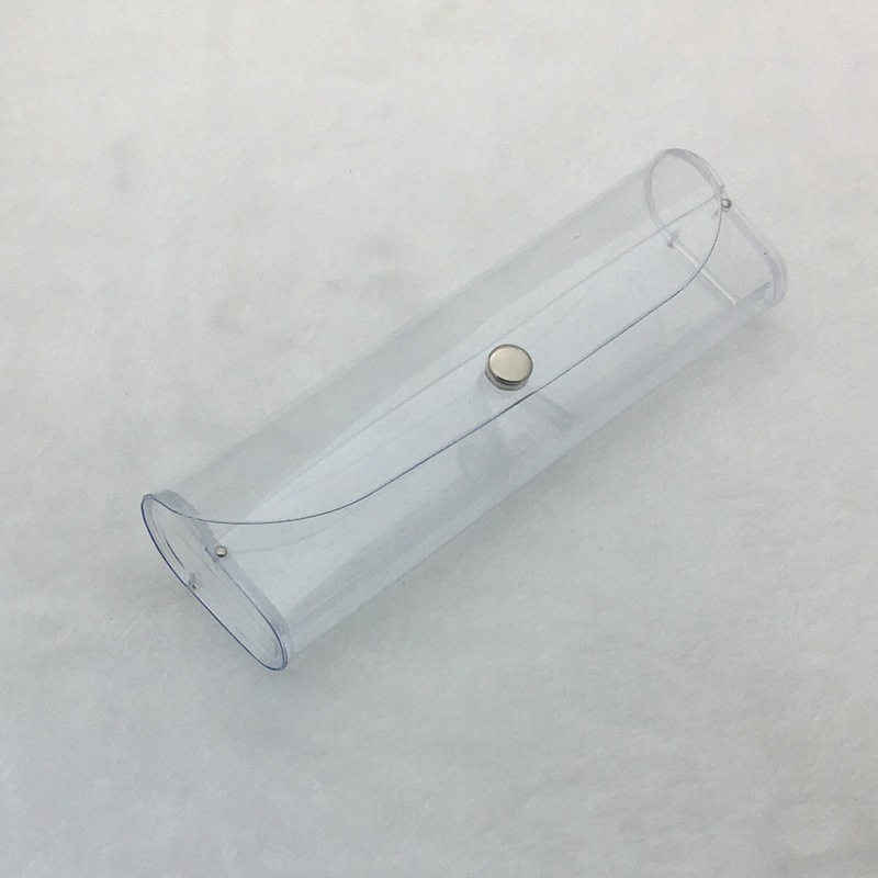 2024 PVC Transparent Case High Quality Plastic Clear Eyewear Case Reading Glasses Case