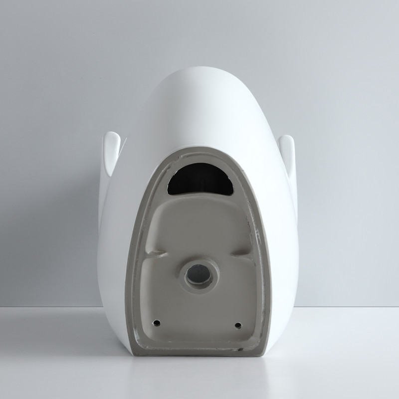 Novel personality siphon toilet with armrest, ceramic one-piece toilet MB23022