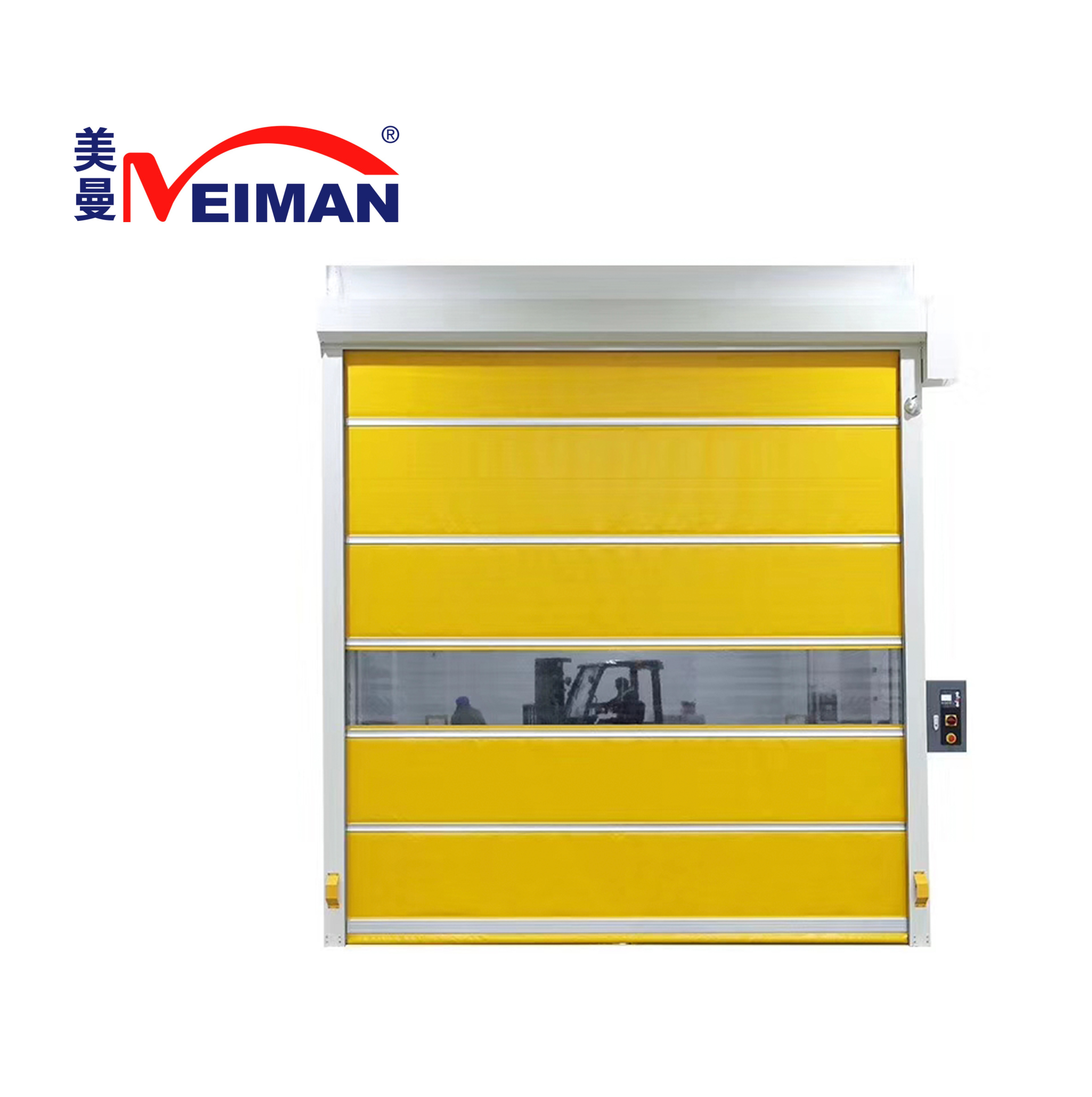 Hot sale Freezer Cool Room Plastic Insulated PVC High Speed Cold Room Automatic Zipper Fast Cold Storage Door