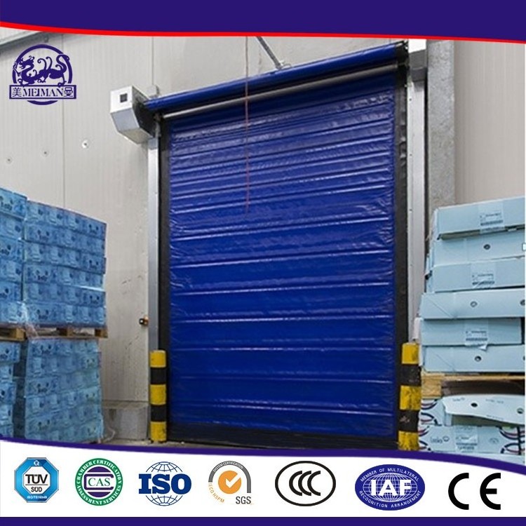 Hot sale Freezer Cool Room Plastic Insulated PVC High Speed Cold Room Automatic Zipper Fast Cold Storage Door