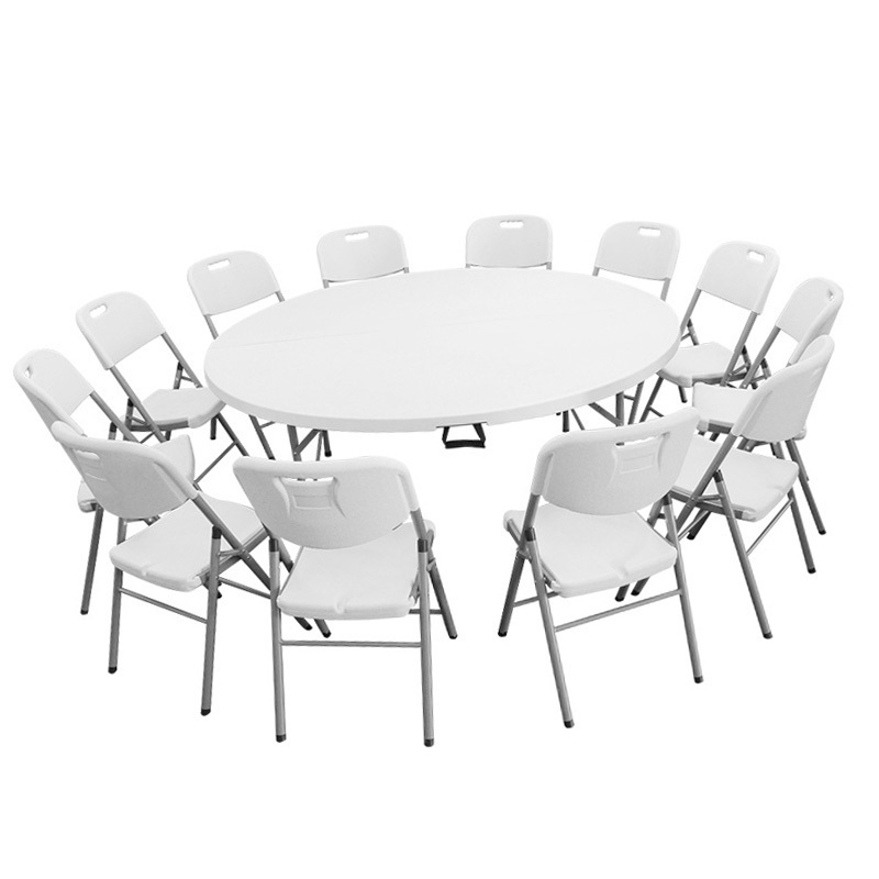 Wholesale Top China Furniture Tables And Chairs White Resin Folding Chair Plastic Outdoor Manufacturing For Parties