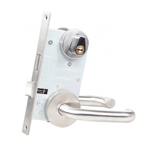 LangGou Fire Rated Lock Galvanized Fireproof Lock 1.5h Security Entry Door Lock